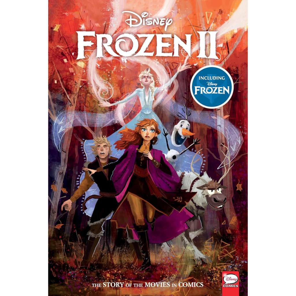 Disney Frozen and Frozen 2: The Story of the Movies in Comics